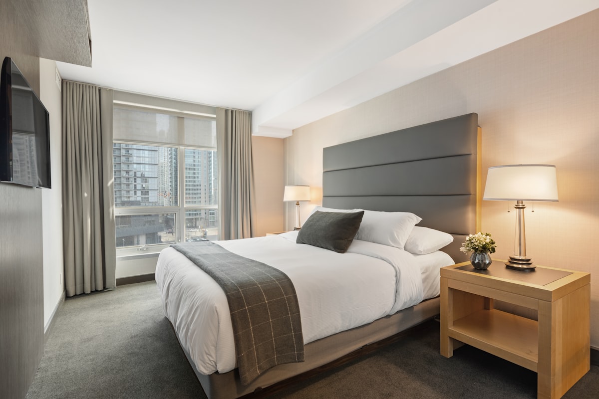 Luxury hotel room